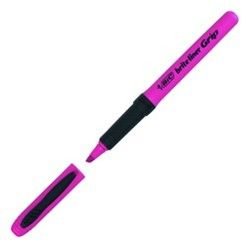 BİC FOSFORLU KALEM PEMBE BRİTE LİNER GRİP KALEM TİPİ