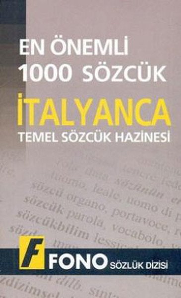 Fono İtalyanca En Önemli 1000 Sözcük