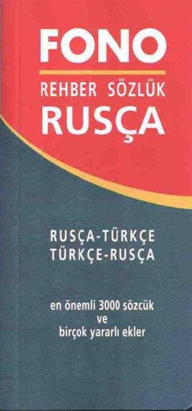Fono Rehber Sözlük Rusça Rusça Türkçe Türkçe Rusça