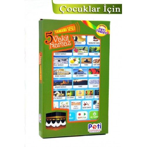 PATİ SESLİ 5 VAKİT NAMAZ KILMAYI ÖĞRETEN TABLET