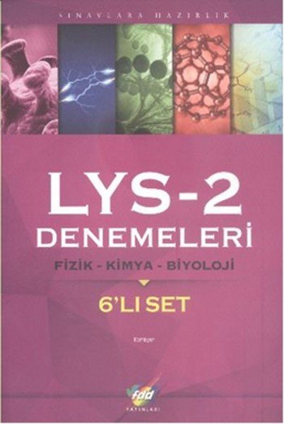 LYS Denemeleri 2 Fizik Kimya Biyoloji 6lı Set