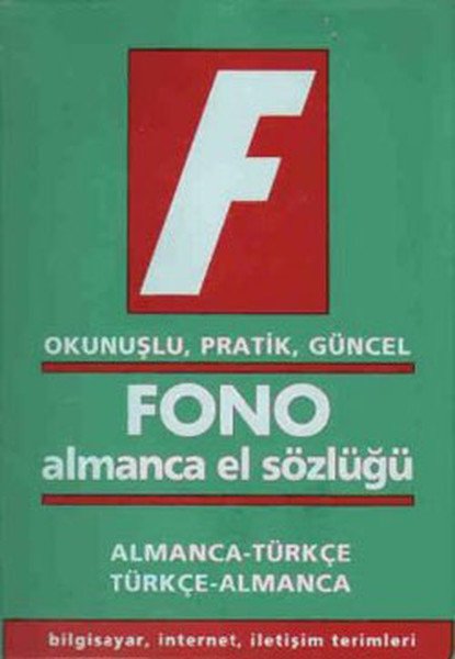 Fono Almanca El Sözlüğü Almanca Türkçe Türkçe Almanca Okunuşlu Pratik Güncel