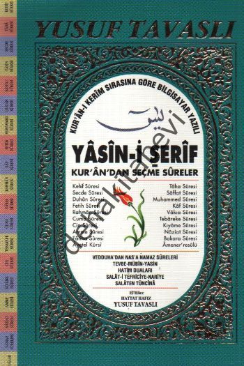 Yasin-İ  Şerif Kuran´Dan Seçme Sureler El Boy-E08, Tavaslı Yayıncılık