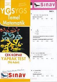 Sınav YGS Temel Matematik Çek Kopar Yaprak Test 96 Adet