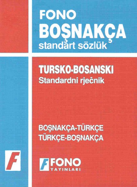 Fono Boşnakça Standart Sözlük Tursko Bosanski Standardni Rjecnik