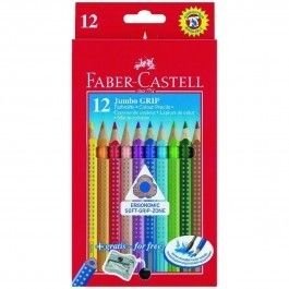 Faber-Castell Jumbo Grıp Boya Kalemı 12 Renk