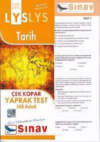Sınav LYS Tarih Çek Kopar Yaprak Test 48 Adet