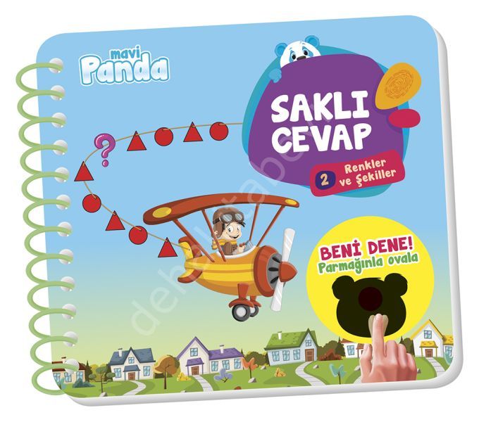 Mavi Panda Saklı Cevaplar-2 Renkler , Mavi Panda Yayınları