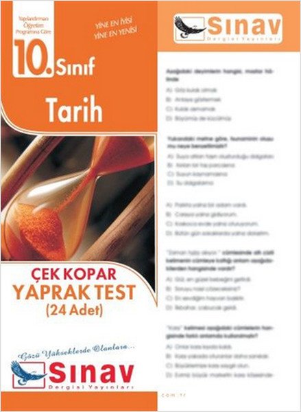 Sınav 10.Sınıf Tarih Yaprak Test (24 Test)