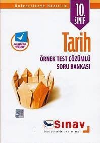 Sınav 10.Sınıf Tarih Örnek Test Çözümlü Soru Bankası