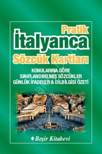 Pratik İtalyanca Sözcük Kartları, Beşir Kitapevi