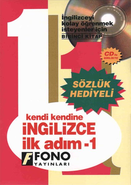 Fono Kendi Kendine İngilizce İlk Adım 1 Sözlük HediyeliCD ile Birlikte Kutu İçinde Set