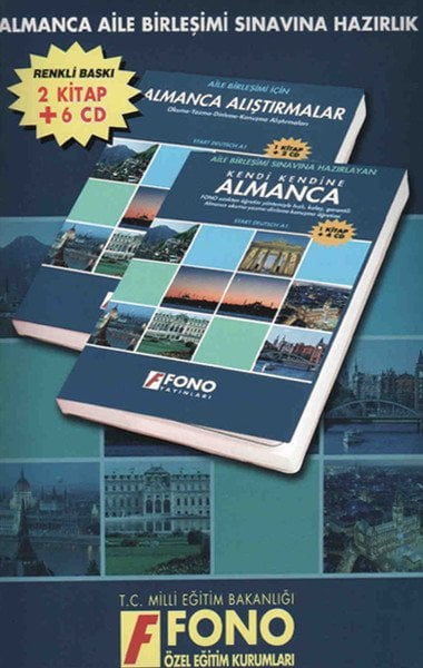 Fono Almanca Aile Birleşimi Sınavına Hazırlık 2 Kitap6 CD Kutu İçinde Set