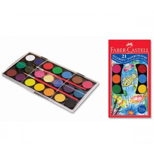 FABER-CASTELL SULUBOYA 21 RENK BÜYÜK BOY