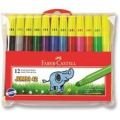 Faber-Castell Jumbo-Neon Floresan Marker 12`Li