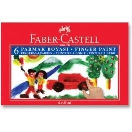 FABER-CASTELL Parmak Boyası 6 Renk