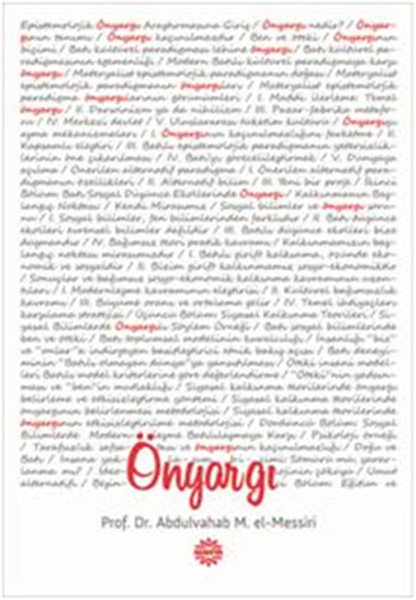 Önyargı, Abdulvahab M. el-Messiri, Mahya Yayıncılık