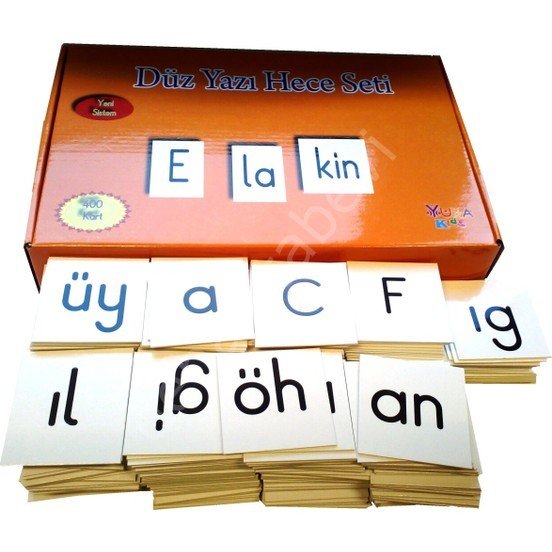 Düz yazı Hece Seti, Yuka Kids