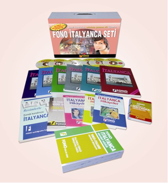 Fono İtalyanca Seti 13 Kitap 6 Cd