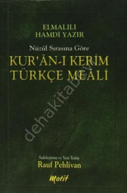 Nüzul Sırasına Göre Kura-ı Kerim Türkçe Meali (Cep Boy), Motif Yay.