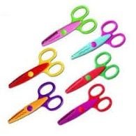 JOO-JO ŞEKİLLİ OKUL MAKASI 6 Adet Set