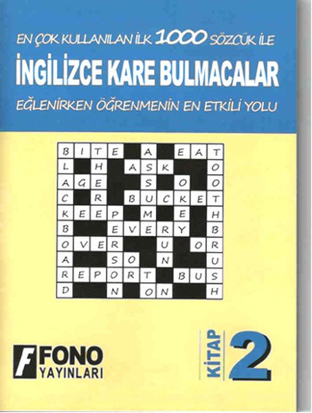 Fono İngilizce Kare Bulmacalar 2