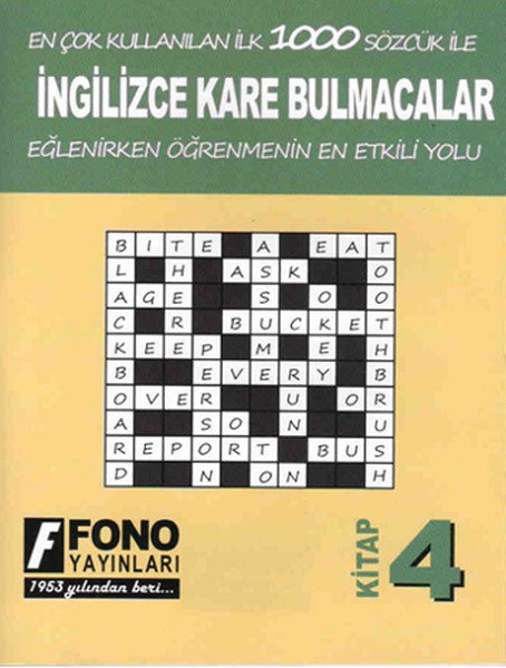 Fono İngilizce Kare Bulmacalar 4