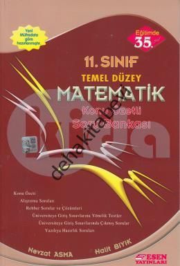 Esen 11. Sınıf Temel Düzey Matematik Konu Özetli Soru Bankası