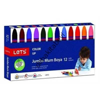 Lets 12 Renk Jumbo Mum Boya