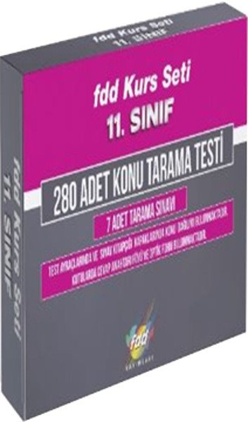 FDD 11. Sınıf Kurs Seti