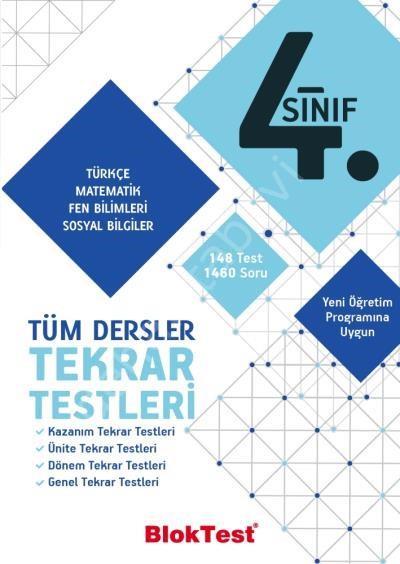 4.SINIF BLOKTEST TÜM DERSLER TEKRAR TESTLERİ, Tudem Yayınları