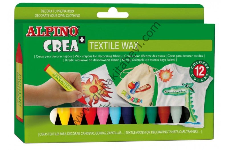 ALPINO CERA TEXTİL KEÇELI KALEM 12 Lİ