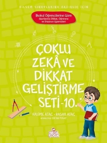 Çoklu Zeka ve Dikkat Geliştirme Seti (10 Kitap), Halime Ataç, Başar Ataç
