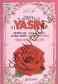 41 Yasin Türkçe Okunuşlu Mealli (Cami Boy pembe güllü-Kod:f035)