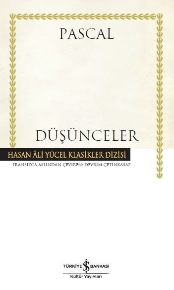 Düşünceler Hasan Ali Yücel Klasikleri Ciltli, Blaise Pascal