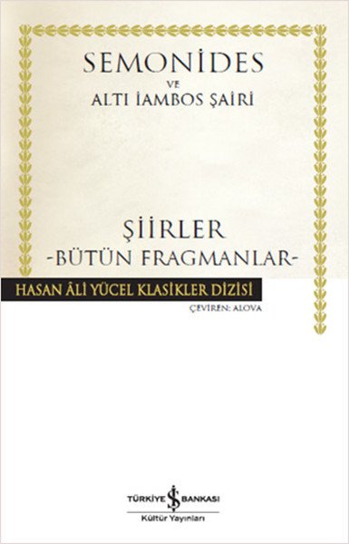 Şiirler Bütün Frangmanlar Hasan Ali Yücel Klasikleri Ciltli