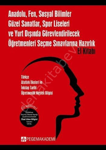 Anadolu Fen Sosyal Bilimler Güzel Sanatlar Spor Liseleri ve , Pegem Akademi