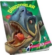 Dinozorlar + 3D Gözlük (3D Boyamalı Kitaplar)