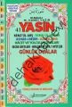 Yasin Türkçe Okunuşlu Mealli (orta boy, Yeşil, güllü-Kod:f060)