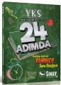 Sınav YKS - TYT Türkçe 24 Adımda Özel Konu Anlatımlı Soru Bankası