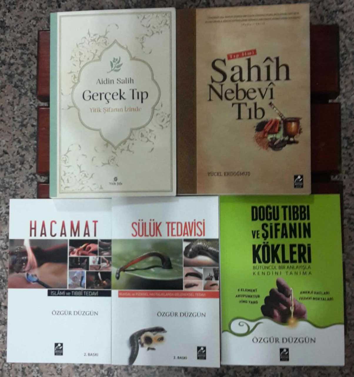 Gerçek Tıp Seti 5 Kitap Aidin Salih ( Yitik Şifa'nın İzinden )