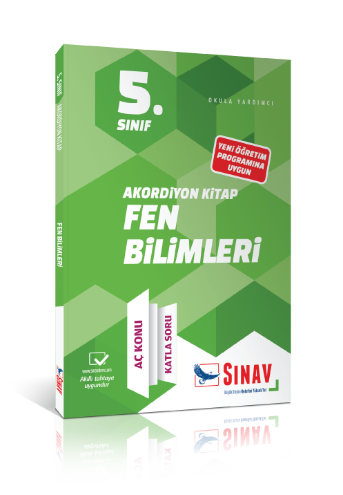 5. Sınıf Fen Bilimleri Akordiyon Kitap Aç Konu Katla Soru Sınav Yayınları