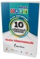 2018 ÖABT Tarih Öğretmenliği Çözümlü 10 Deneme, Pelikan Yayınevi