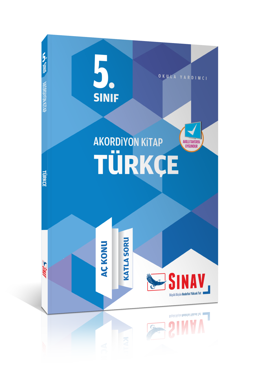 Sınav 5.Sınıf Türkçe Akordiyon Kitap (Aç Konu Katla Soru)