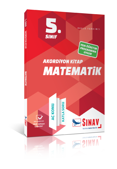 Sınav 5.Sınıf Matematik Akordiyon Kitap (Aç Konu Katla Soru)