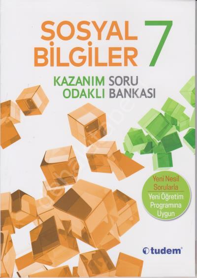 7.Sınıf Sosyal Bilgiler Kazanım Odaklı Soru Bankası, Tudem Eğitim
