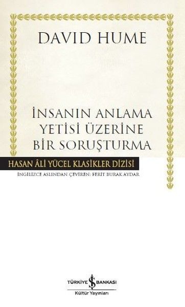 İnsanın Anlama Yetisi Üzerine Bir Soruşturma Hasan Ali Yücel Klasikleri Ciltli, David Hume