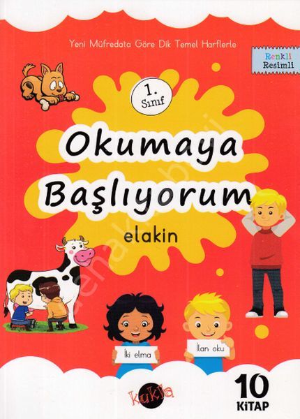 Okumaya Başlıyorum ( Elakin ) 1.Snf 10 Kitap, Kukla Yayınları