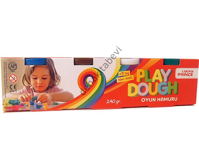 LUCKY PRİNCE Oyun Hamuru 4 Renk 240 gr. (Küçük)