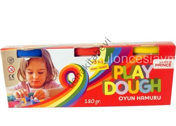 LUCKY PRİNCE Oyun Hamuru 3 Renk 180 gr. (Küçük)